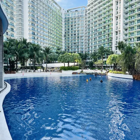 We Vibe, Azure Urban Resort Residences with man-made beach
