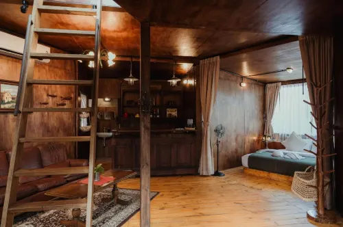 Cabin Home อยู่ป่า Wild and Free - شرفة