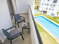 Sea & Pool View Resort Apartment • Asilah Marina Golf • Family Friendly Hotels in Asilah
