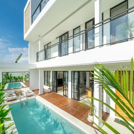 Casa Luma villa - 2BR Private Pool Villa with Rooftop,Jacuzzi & Rice Field View
