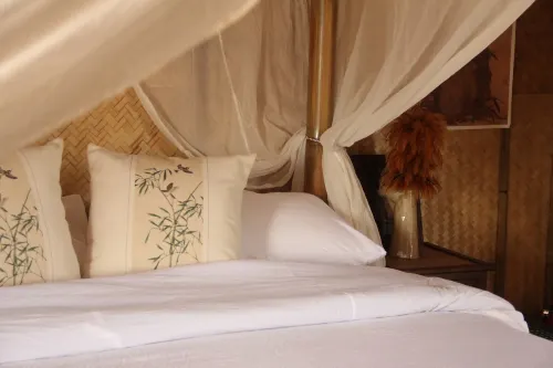 Yidan’s Farm Upstairs bamboo room great view