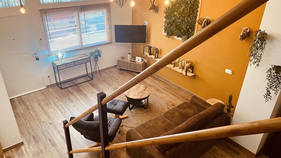 Forest-Themed Duplex Loft Near the Beach