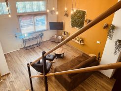 Forest-Themed Duplex Loft Near the Beach