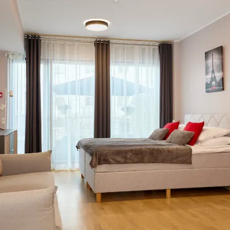 Central Tallinn Studio with Terrace & Free Parking