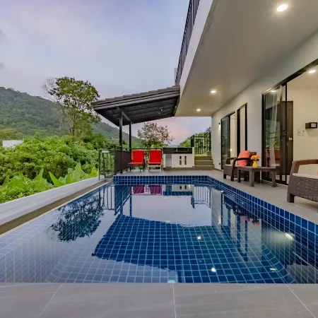 Valley View Private Pool villa 3 Br For family Chalong Phuket