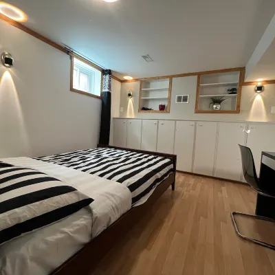 Self-contained Queen Suite • Private Kitchenette & Bath Hotels near Kennedy Subway Station