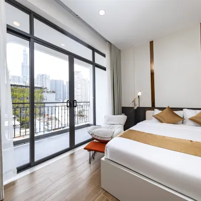 HomeAi Apartment - Binh Thanh near Landmark 81 Hoteles cerca de Him Lam Ba Son Golf Driving Range