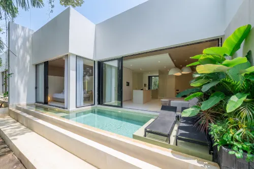 Garden village 4 - Modern 2BR villa with Private Pool and Garden - Infinity Pools