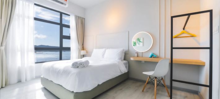 LS Sunset Ocean View Homestay - Jesselton Quay Hotel di Kota Kinabalu