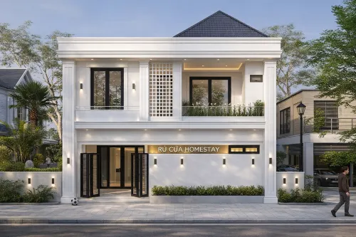 RU CUA Homestay - 주차장