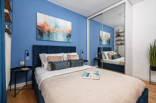 Lumina lux apartment with balcony in the center of Warsaw