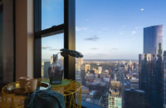 Swanston Central 3B Lv53 CBD Skyline View FreeTram