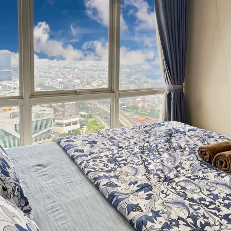 BEST View 1BR Apt Callia w/ Pool, Gym & Wi-Fi