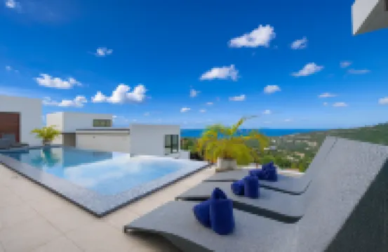 Boput beach, Koh Samui, Thailand, 4-bedroom, 4-bathroom, pool villa A