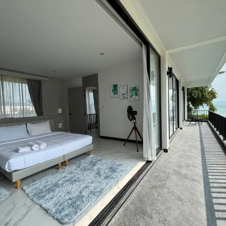 Beachfront Villa | Private Pool & Sea Access 2 BDR