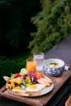 Akha view - breakfast