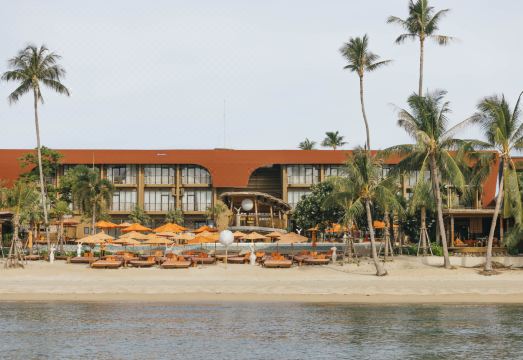 방락 비치 일몰