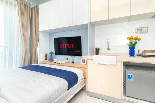 Studio at Sky House BSD Near AEON & ICE - L2 - balcony