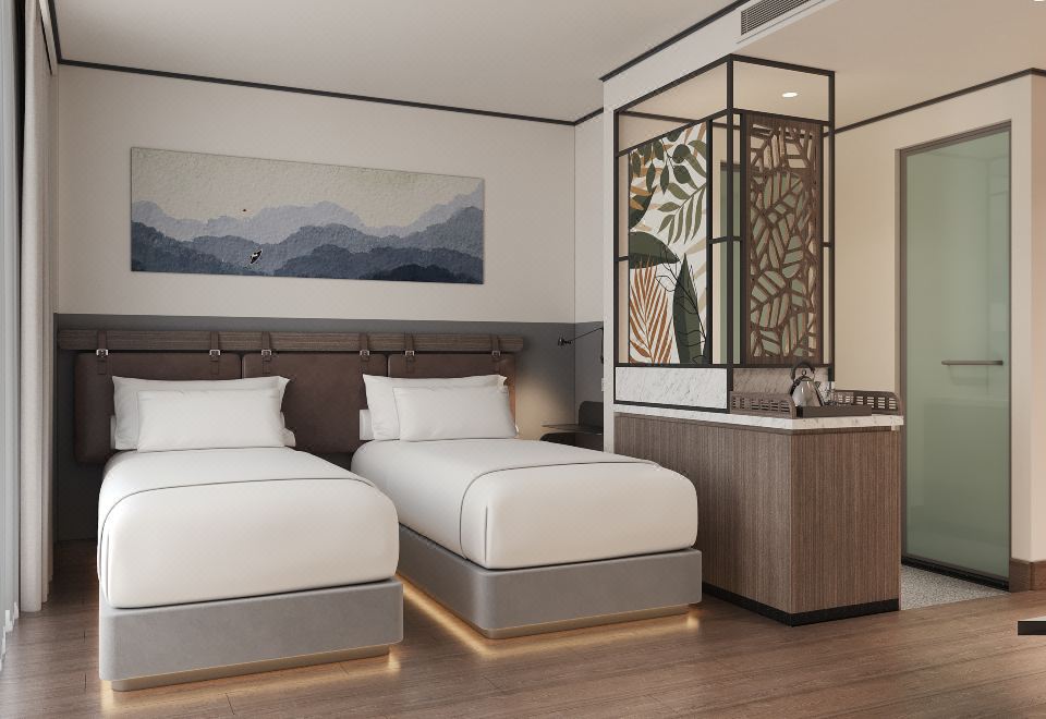 퓨어조이 호텔 시티 센터 푸꾸옥의 세련된 로비