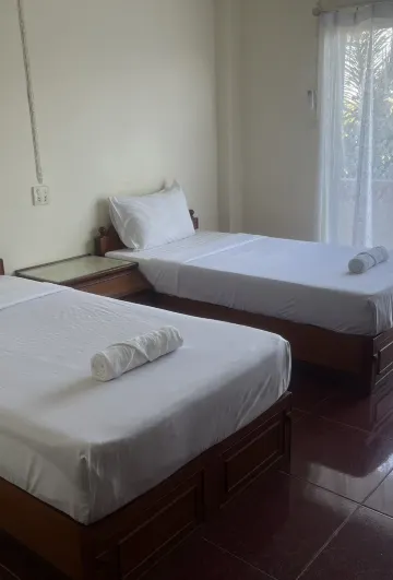 ห้องมาตรฐานพร้อมเตียงเดี่ยว 2 เตียง