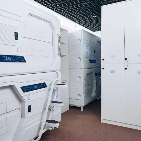 Qo'noq Capsule Hotel at Samarkand Airport