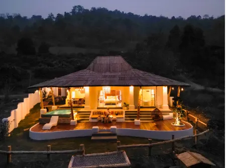 Elephant pool villa maetang chiangmai