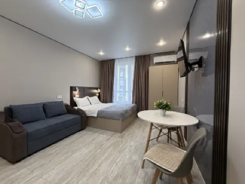 Studio apartment Raimbek 16 - 1 & drinking water Hotel berhampiran Alma Ata 2