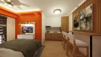 Near Manila Airport, "Hotel Style" Studio Condo With Kitchen + Pool, 5G