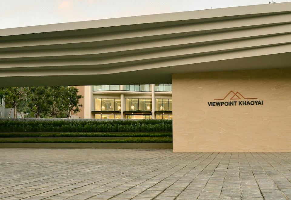 뷰포인트 카오야이 호텔의 레스토랑 또는 카페 전경