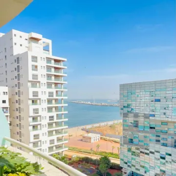Casablanca Marina 1 bedroom flat sea view "61"