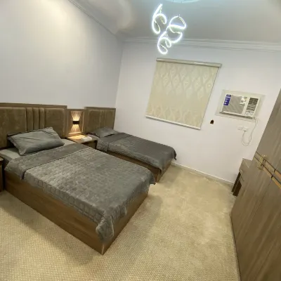 Premium Family 2-Bedroom Apartment with Private Bathroom in Al Mabouth – A3 โรงแรมใกล้สถานีมาดีนะห์
