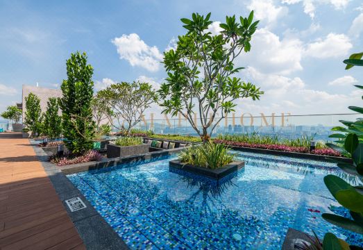 숙소에서 바라본 쿠알라룸푸르 야경