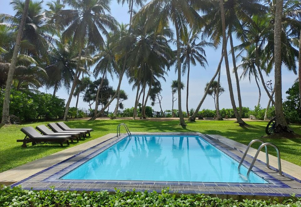 스리랑카 남부 해변에서 찍은 아름다운 바다 사진