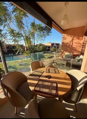 Calm 2BR Apartment with Pool View – Marrakech - شقق