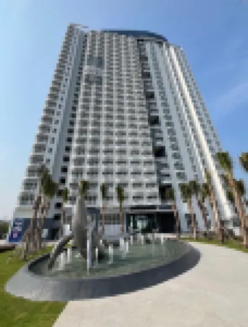 Santorini theme room overlooking sea&mountain