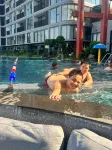 3BR Ecopark apt Onsen View Swan Lake, Golf Course - Pools