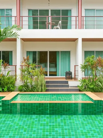 รูปภาพของ1 ห้องนอน ใกล้หาดในหาน สระว่ายน้ำ บรรยากาศผ่อนคลาย ซี199