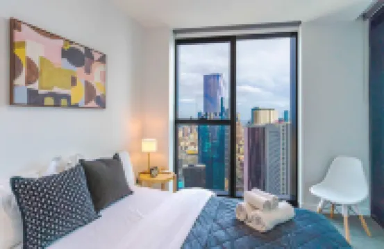 Swanston Central 3B Lv53 CBD Skyline View FreeTram