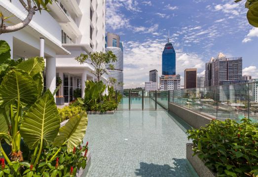 현대적인 객실 인테리어