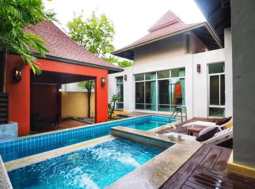 AnB pool villa (Red) with 2BR close to Jomtien beach