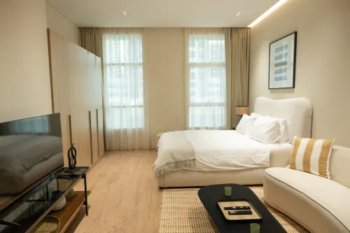Stylish cozy studio in the heart of Business Bay - جديد