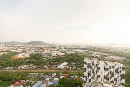 Seaview Pent House 3BR 10pax Meritus Residensi Отели рядом с достопримечательностью «Chai Leng Park Aquarium»