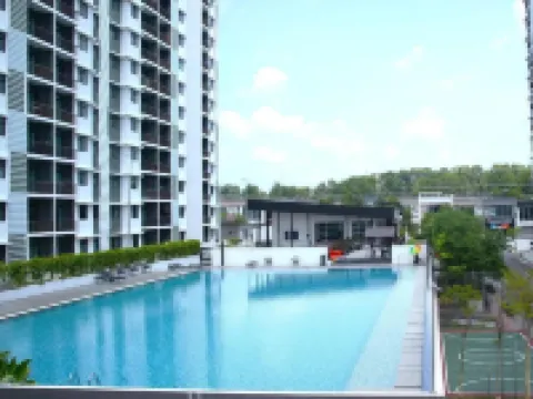 Desaru Meow Cat Theme 3BR HF[8pax] 2 Cpark+Netflix