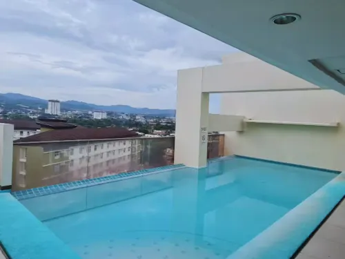 Cityscape Smart Studio w/ 200Mbps WiFi, Pool Access and PS4 near IT Park - Bjergudsigt