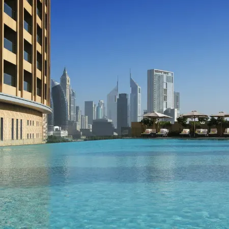 Luxury Studio with Burj Khalifa View Отели рядом с достопримечательностью «Базар Аль-Бахар»