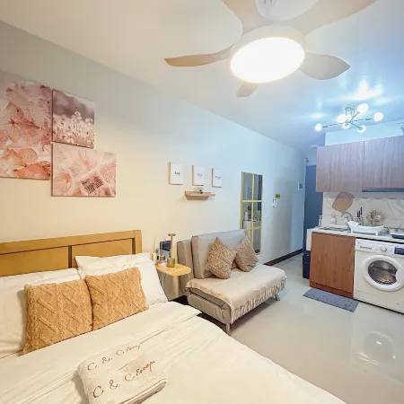 City View Condominium with pool&balcony Near Mactan Airport