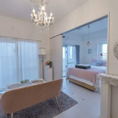 SunSea Okinawa Stunning Ocean View 2BR Sleeps 6 20 min from Airport 3 min to Shopping Mall