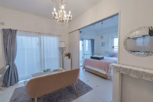 SunSea Okinawa Stunning Ocean View 2BR Sleeps 6 20 min from Airport 3 min to Shopping Mall