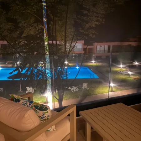 Calm 2BR Apartment with Pool View – Marrakech