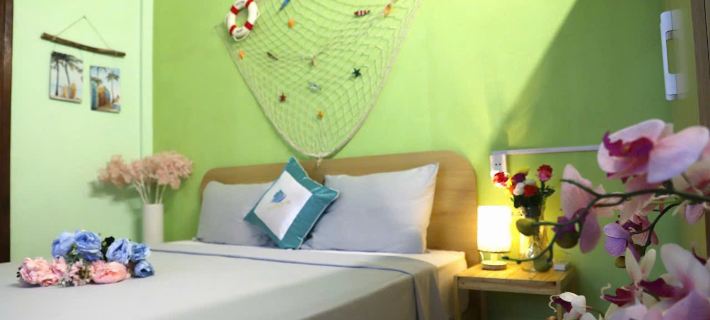 Blue Sea House (Dong Hoi - Quang Binh) - Two bed rooms, Living room & Kitchen ドンホイのホテル